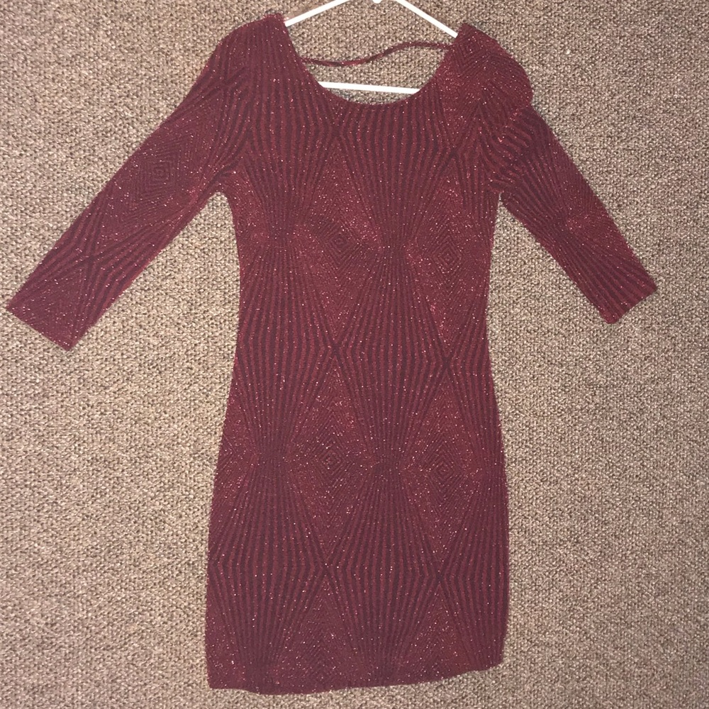 Red Glittery Dress